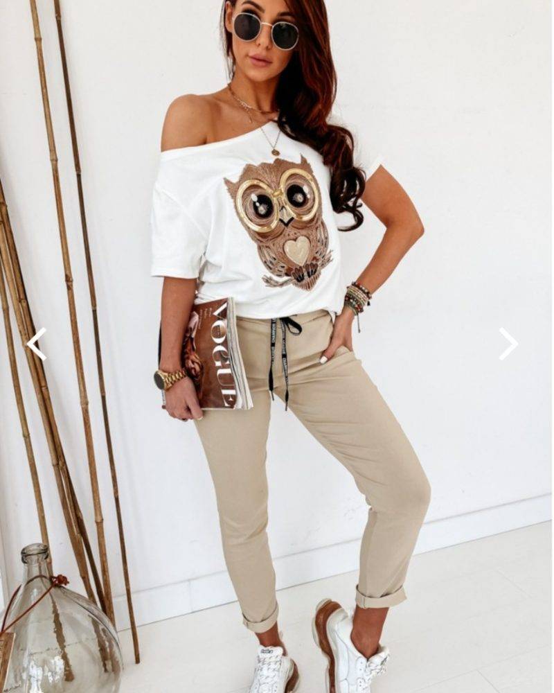 Παντελόνι ελαστικό με λάστιχο & κορδόνι , σύσφιξη - LASY - LO