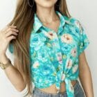 Πουκάμισο Φλοράλ , κοντομάνικο , δροσερό , φρουτώδης , αέρινο - BARISE - AD