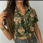 Πουκάμισο Φλοράλ , κοντομάνικο , δροσερό , φρουτώδης , αέρινο - BARISE - AD