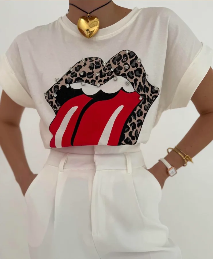 Μπλούζα - ROLLING STONES LEOPAR - AD