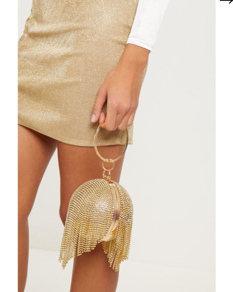 Τσαντάκι σφαίρα strass - SPHERE BAG STRASS - LO