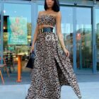 Σέτ - ANIMAL PRINT - Μπούστο , φούστα - LO