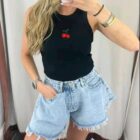 Μπλούζα Τοπ Ρίπ - CHERRYS - LO