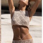 Πλεκτό Σέτ , Παραλία , Τόπ , Φούστα - FALION - AD