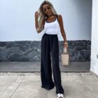 Μπλούζα , Αμάνικη , Δίχρωμη Ρίπ - SENSIL - LO