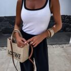 Μπλούζα , Αμάνικη , Δίχρωμη Ρίπ - SENSIL - LO