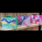 Πολύχρωμο τσαντάκι - ACRYLIC BAG PINK - LO