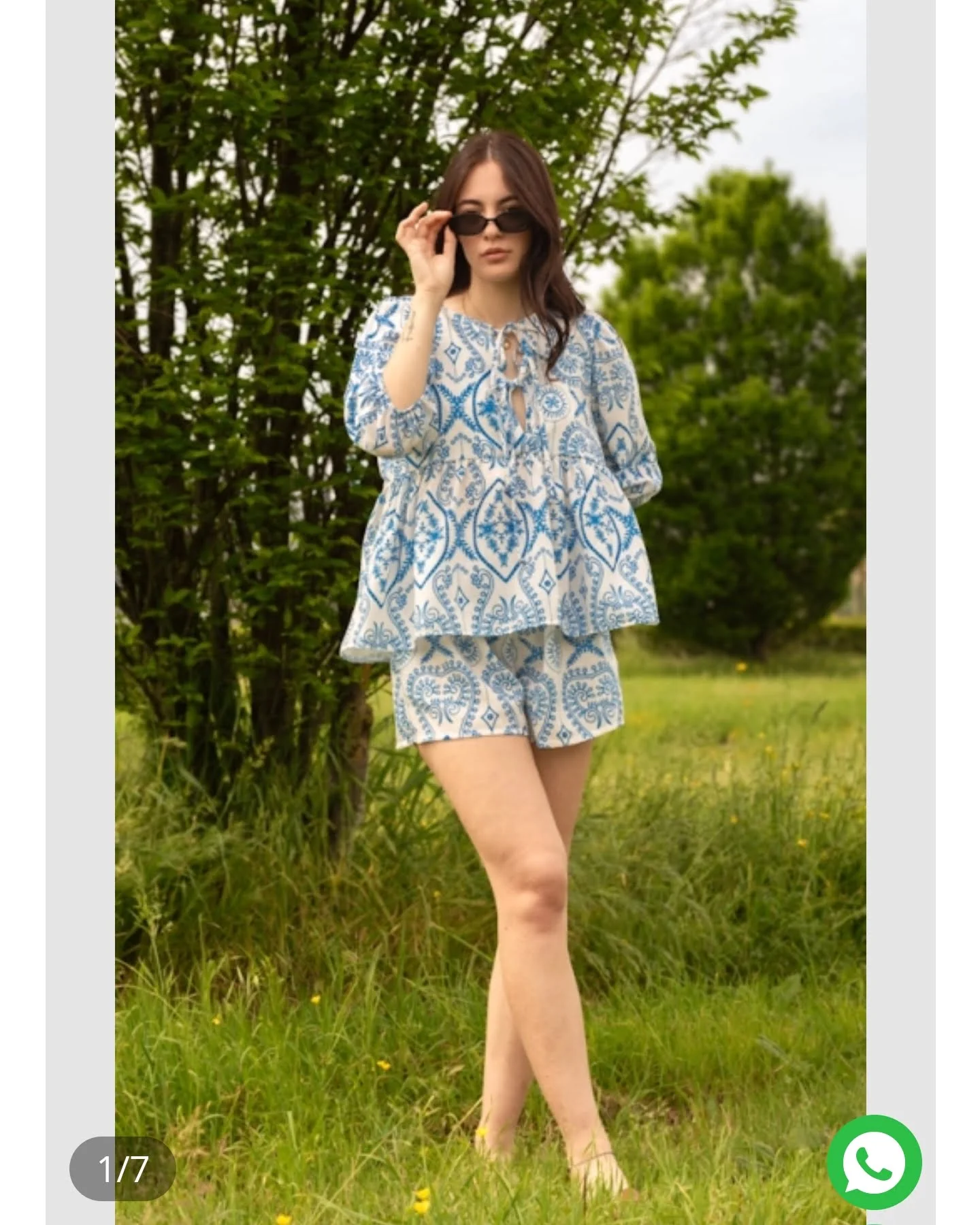 Σέτ Μπλούζα , Σόρτς - BOHO STYLE - LO