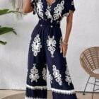 Ολόσωμη Φόρμα , Boho Style , V Ντεκολτέ - BANIA - LO