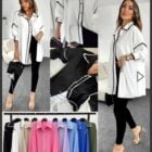 Πουκάμισο , κεντητή τρέσα , μακρύ , SANIA - LO