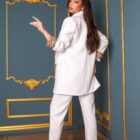 Σετ Σακάκι , Παντελόνι , φόδρα λεοπάρ - MINASE - LO