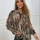 Πουκάμισο διάφανο , Εμπριμέ μακρυμάνικο - SENSIT - LO