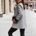 Σακάκι με φόδρα , μανίκια δερματίνη - PANTALKE - LO