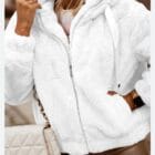 Bomber γουνάκι με κουκούλα , φερμουάρ - BOMBER - LO