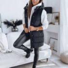 Αμάνικο puffer δερματίνι - ALLNIGT - LO