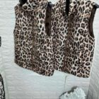 Puffer Αμάνικο , Animal print , μπουφάν λεπτό – SERNA – LO