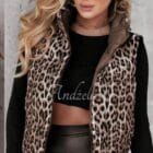 Puffer Αμάνικο , Animal print , μπουφάν λεπτό – SERNA – LO
