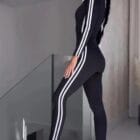 Ολόσωμη φόρμα , ρίγα στο πλάι - BESTIL - LO