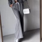 Παντελόνι ριγέ , Κορδόνι , ρίγες στο πλάι - MINESI - LO