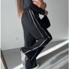 Παντελόνι ριγέ , Κορδόνι , ρίγες στο πλάι - MINESI - LO