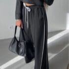 Παντελόνι ριγέ , Κορδόνι , ρίγες στο πλάι - MINESI - LO