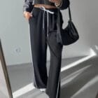 Παντελόνι ριγέ , Κορδόνι , ρίγες στο πλάι - MINESI - LO