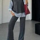 Σετ , μπλούζα γιλέκο , παντελόνι ελαστικό - DAMIANO - LO