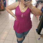 Λινζερί , λεπτές τιράντες , V λαιμόκοψη - PLUS SIZE - SENFE - HO