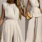 Πλισέ Σετ , βάτες ζώνη με χάντρες , ελαστικό - KARIER - LO