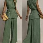 Πλισέ Σετ , βάτες ζώνη με χάντρες , ελαστικό - KARIER - LO