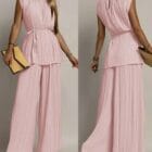 Πλισέ Σετ , βάτες ζώνη με χάντρες , ελαστικό - KARIER - LO