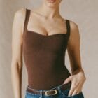 Μπλουζάκι , φαρδιά τιράντα , ελαστικό , λαιμοκοψη SQUARE - KARIER - LO