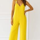 Ολόσωμη φόρμα , τιράντες με χρυσή αγκράφα - NISEN - AD