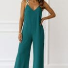 Ολόσωμη φόρμα , τιράντες με χρυσή αγκράφα - NISEN - AD