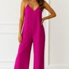 Ολόσωμη φόρμα , τιράντες με χρυσή αγκράφα - NISEN - AD