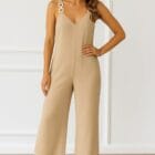 Ολόσωμη φόρμα , τιράντες με χρυσή αγκράφα - NISEN - AD