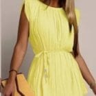 Πλισέ Σετ , βάτες ζώνη με χάντρες , ελαστικό - KARIER - LO