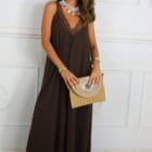 Ολόσωμη φόρμα , δαντελένιες τιράντες , V ντεκολτέ - LISAR - LO