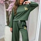 Σετ φόρμας με λάστιχο , κορδόνι & χρυσές λεπτομέρειες - CONSAT - LO