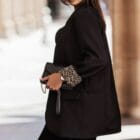 Σακάκι λεοπάρ φόδρα , στιλάτο , κομψό - ELENAN - AD