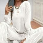 Βελούδινη σετ φόρμα , μαλακό και λαμπερό βελούδο - EASY - AD