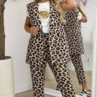 Σετ Αμάνικο σακάκι - γιλέκο , Παντελόνι κουστούμι , φόδρα - JESICA - AD