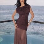 Σετ 2 σε 1  –  Μίνι φόρεμα & διαφανής τούλινη φούστα , αμάνικο , σούρες - DOUBLE - LO