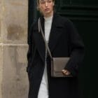 Μακρύ Παλτό με κλασικό γιακά , κουμπιά στο μπροστινό μέρος & στον καρπό , τσέπες και φόδρα στο εσωτερικό – '' Warm Silhouettes” – LO