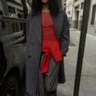 Μακρύ Παλτό με κλασικό γιακά , κουμπιά στο μπροστινό μέρος & στον καρπό , τσέπες και φόδρα στο εσωτερικό – '' Warm Silhouettes” – LO