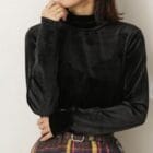 Βελούδινη Μπλούζα , ζιβάγκο Απαλή πολυτέλεια : Το βελούδο που αγκαλιάζει - "Velvet Whisper Turtleneck" - LO