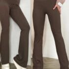 Κολάν "Καμπύλη Κίνησης" με Ψηλή Μέση και Καμπάνα - "Elevated Flow Leggings" - LO