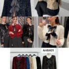 Μπλούζα με παγιέτες και κορδέλες – διπλής όψης - ανοιχτή μια πλευρά - Δύο όψεις , μία λάμψη - Twist & Glint - LO