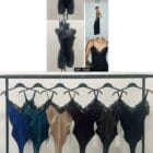 Βελούδινο κορμάκι με δαντελένιο μπούστο - Όταν το βελούδο ανθίζει με δαντέλα - Velvet Bloom - LO