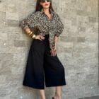 Ζιπ Κιλότ με Διακοσμητική Γραμμή και Ζώνη – "Tailored Ease" – Άνεση με Ραφινάτη Γραμμή - AD